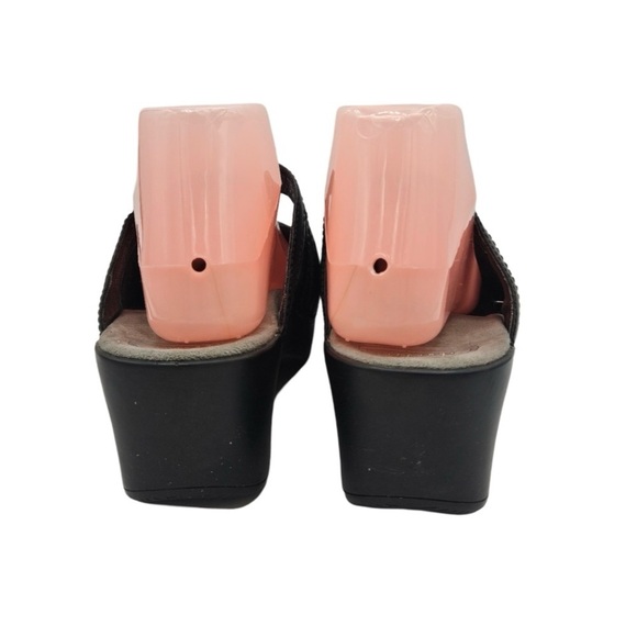 Dansko Black leather Mule Clogs size 41 US size 10/10.5 - Picture 3 of 5